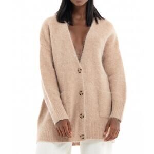 UGG Jaelyn Wool and‎ alpaca Knit Cardigan Sweater Size L